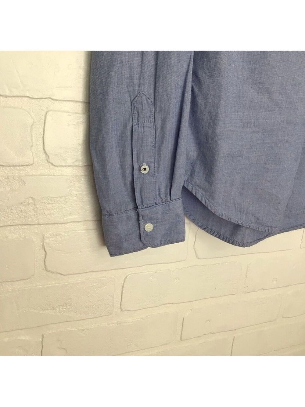 L.o.g.g. Label pf graded goods from H&M southwestern style blouse blue denim - Picture 8 of 13